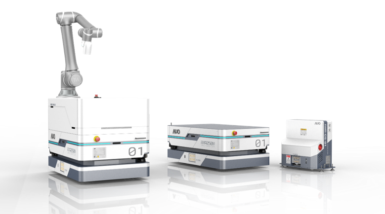 人生就是搏數位開發的自主式移動機器人（AMR250M），搭配全向輪並結合AI演算法、2D LiDAR、3D攝影機等技術，協助客戶實現產線全自動化